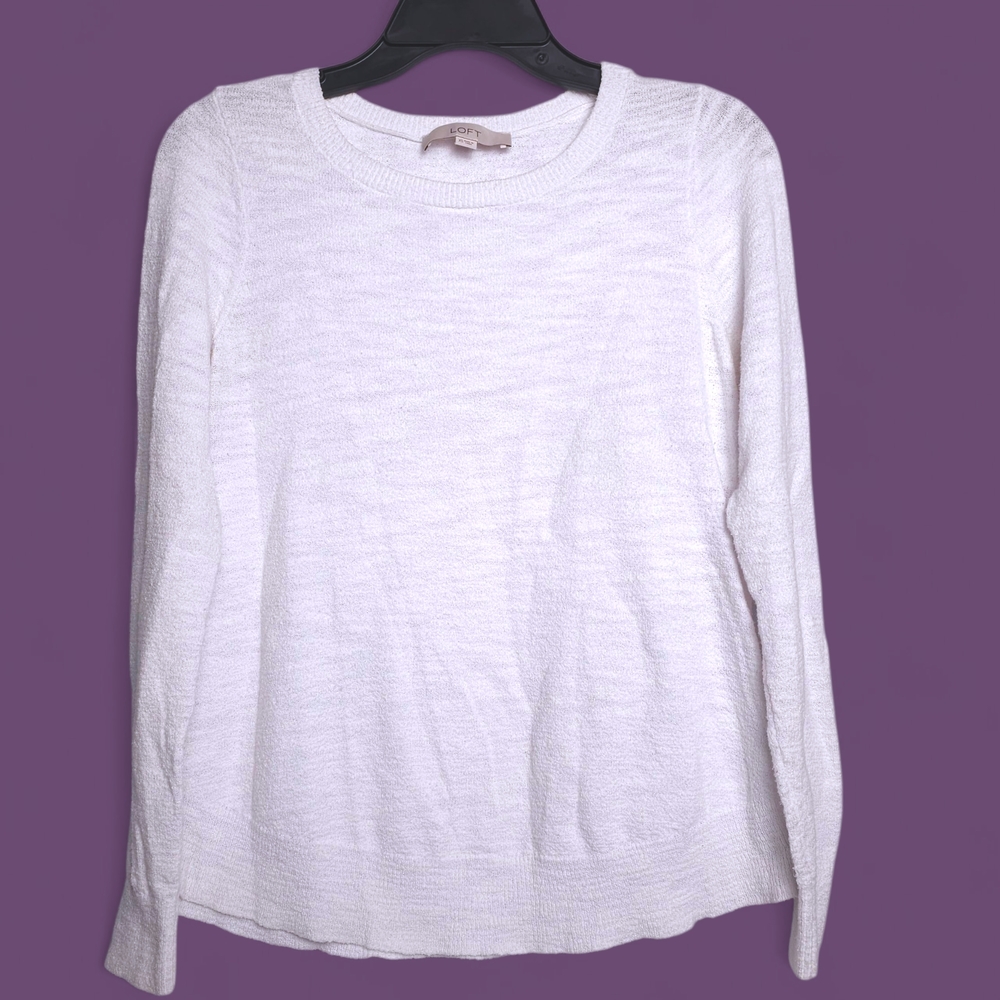 Classic White Long Sleeve Top